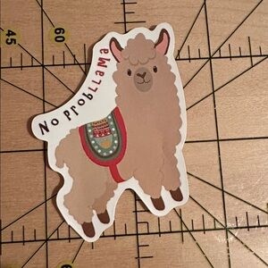 💜13/$13 +Bundle Sticker Sale | Llama Animal Waterproof Sticker